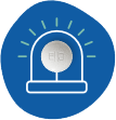 ella® emergency contraceptive pill within a bright siren.