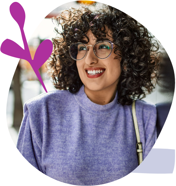 Young woman smiling